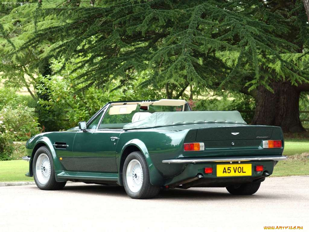 aston, martin, v8, vantage, volante, 1986, 